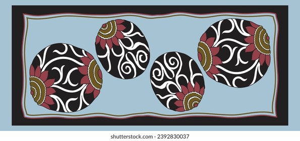 digital art use hand work and digital printing
