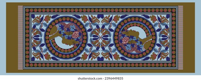 digital art use hand work and digital printing
