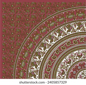 digital art use hand work and digital printing