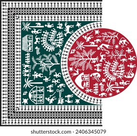 digital art use hand work and digital printing