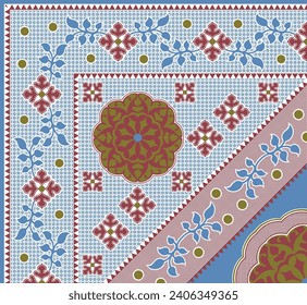 digital art use hand work and digital printing