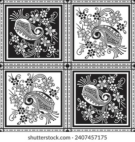 digital art use hand work and digital printing