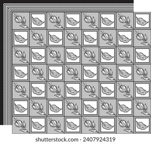 digital art use hand work and digital printing