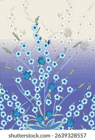 Digital artwork floral illustration design