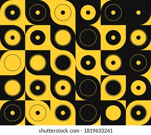 Diseño gráfico de ilustraciones digitales de un simple patrón vectorial hecho con formas y formas geométricas, genial para el diseño web, encabezado de sitio web, tarjeta de visita, invitación, afiche, impresión textil, fondo.