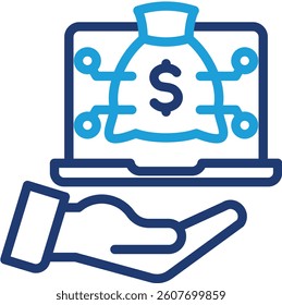 Digital Asset Icon Element For Design