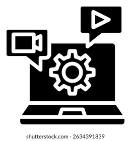 Colección de iconos de Vector simple de activos digitales
