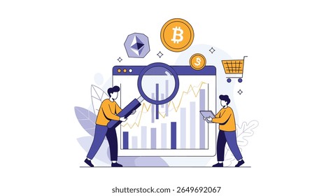 Análise de negociação de ativos digitais descobrindo tendências de mercado avaliação de desempenho de investimento criptomoeda e estratégias de gerenciamento de portfólio