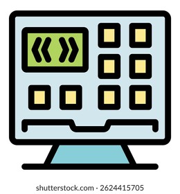 Digital audio workstation displaying musical notes, enabling music production and sound editing