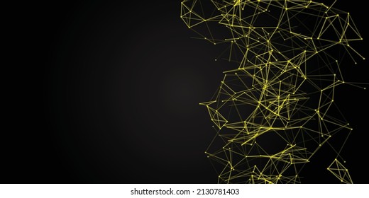 Digital background black and yellow