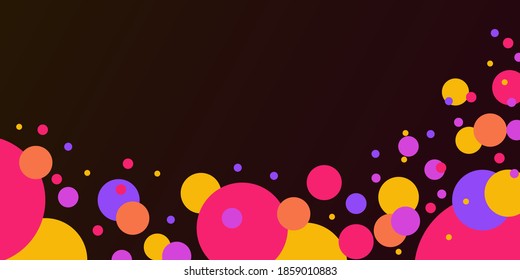 Digital background. Colored modern background in the style of the social network. Stream cover. Social media concept. Vector illustration. EPS10