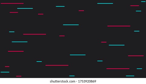 Digital background with colored strokes and dots. The background is made in a flat style inspired by the popular social network. Vector illustration