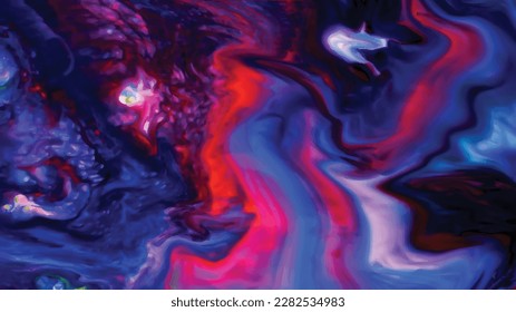 Digital background of curved lines, Fluid art, Liquid color backdrop, Liquid paint effect, Marbled background