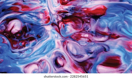 Digital background of curved lines, Fluid art, Liquid color backdrop, Liquid paint effect, Marbled background