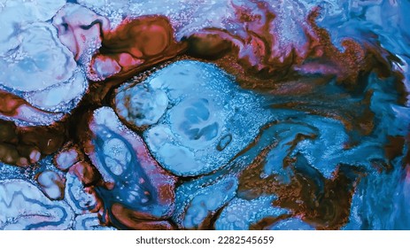 Fondo digital de líneas curvadas, Arte fluido, Fondo de color líquido, Efecto de pintura líquido, Fondo marcado