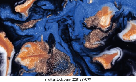 Digital background of curved lines, Fluid art, Liquid color backdrop, Liquid paint effect, Marbled background