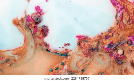 Digital background of curved lines, Fluid art, Liquid color backdrop, Liquid paint effect, Marbled background