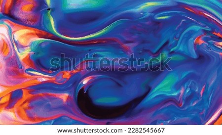 Digital background of curved lines, Fluid art, Liquid color backdrop, Liquid paint effect, Marbled background