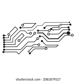 Digital background from electric circuit