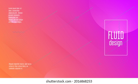 Digital Background. Flat Landing Page. Bright Page. Liquid Shape. Horizontal Illustration. Wavy Minimal Poster. Fluid Website. Pink Plastic Banner. Violet Digital Background