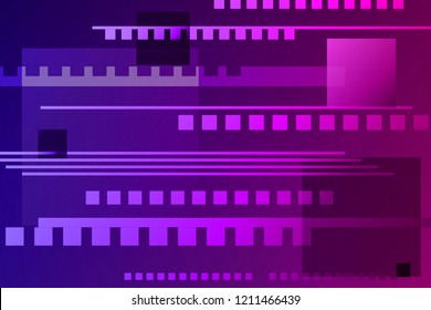Digital background, gradient background, banner with geometric shapes, lines, screen with shapes. ESP10 vector illustration