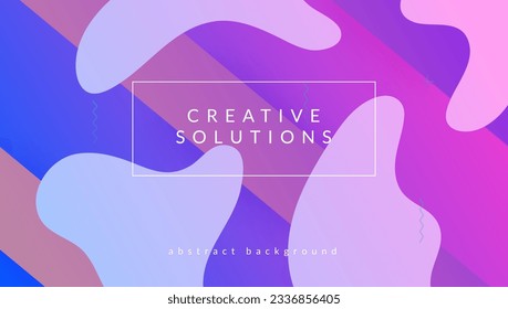 Digital Background. Gradient Layout. Geometric Element. Spectrum Wallpaper. Wavy Dynamic Flyer. Plastic Paper. 3d Landing Page. Violet Graphic Banner. Lilac Digital Background