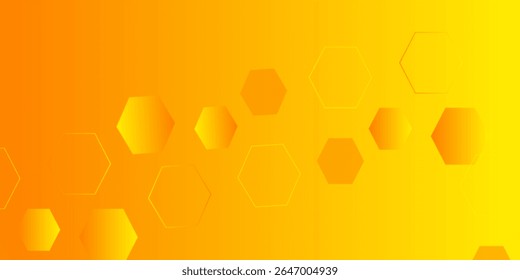 Digital background,  Hexagon background,science background, BACKGROUD ORANGE  