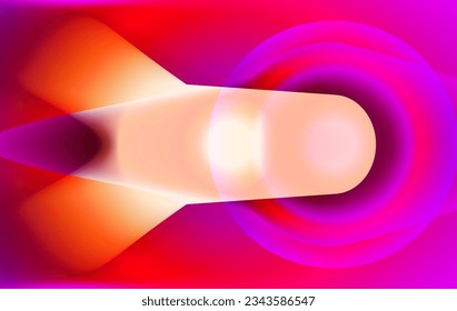 digitale Hintergrundgrafik. abstrakter geometrischer Hintergrund an der abgerundeten Ecke. 3d realistische geometrische Formen Illustration. Bannerdesign mit Textraum

