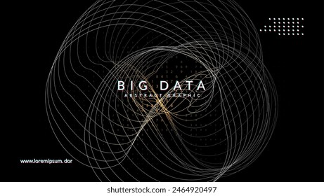 Digital Background. Intelligence concept: futuristic computer. Velocity of dots in the software cloud. Mobile analytics for global information security. Technolog Background.