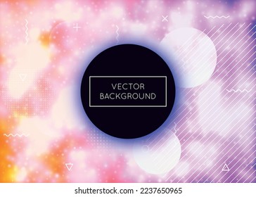 Digital Background. Magic Vector. Purple Shiny Shape. Abstract Fluid. Motion Flyer. Minimalist Presentation. Round Halftone Template. Vibrant Dots. Violet Digital Background