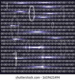 Digital background. Digital matrix, vector illustration