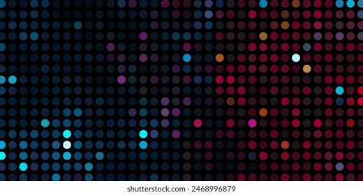Digital background perfect for tech processes, neural networks, artificial intelligence, data transfer and encryption, digital archives, sound and graphic presentations, science, education, etc.