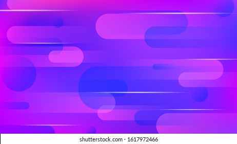 Digital Background. Digital Pixel Noise Abstract Design. Virtual 3d Vector Illustration. Minimalistic Style. Abstract Blue, Pink Waves on the Motley.