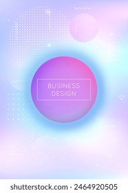 Digital Background. Simple Flyer. Abstract Fluid. Vibrant Dots. Soft Fluorescent Template. Blue Space Shape. Hipster Texture. Magic Screen. Purple Digital Background