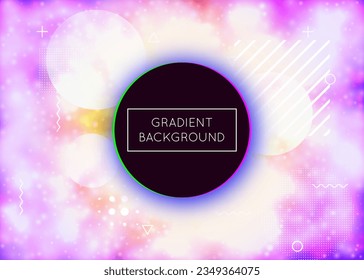 Digital Background. Soft Poster. Blue Round Design. Dynamic Flyer. Motion Dots. Light Fluorescent Template. Modern Presentation. Geometric Fluid. Purple Digital Background