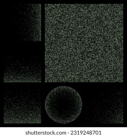 Digital background. Yellow blue color theme backgrounds. Gradiented geometric patterns. Awesome vector illustration.