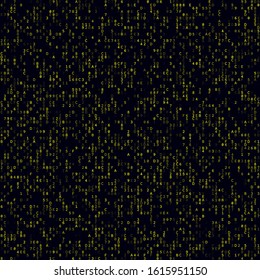 Digital background. Yellow sparse hexademical background. Big sized seamless pattern. Powerful vector illustration.