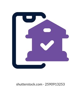 digital banking dual tone icon. vector icon for your website, mobile, presentation, and logo design.