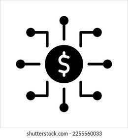 Digital banking icon. Managing money online. Mobile banking app. Virtual card symbol. vector illustration on white background.