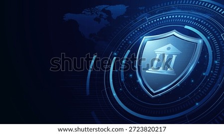 Digital Banking System with Secure Financial Institution Shield and Global Data Network