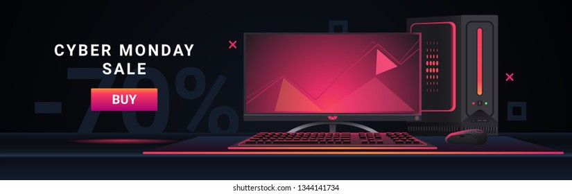 Digital banner template. Technology background setup. Set for an advertising company.