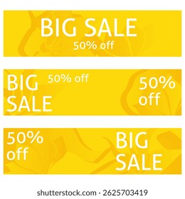Digital banners ads template design set for website and social media post. Editable. vector