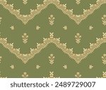 Digital Baroque Border Motif Design Illustration Artwork for Textile Print for Digital Painting. Design For Cover, Fabric, Textile, Wrapping Paper Abstract Vintage Wallpapers and Gift Card