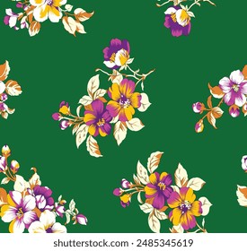 Digital Baroque Border Motif Design Illustration Artwork for Textile Print for Digital Painting. Design For Cover, Fabric, Textile, Wrapping Paper Abstract Vintage Wallpapers and Gift Card