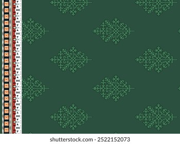 Ilustraciones barrocas digitales del diseño del motivo de la frontera para la impresión textil para la pintura digital.