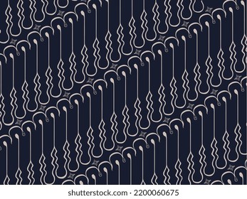 Digital Batik Parang Indonesia seamless pattern design 
textile background perfect for background, book, fabric 