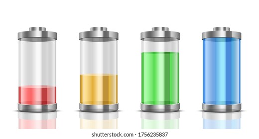 Digital battery vector design illustration isolated on background