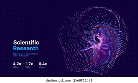 Digital Big Data Flow Vector Background. Big Data Technology Lines. Abstract Science Technology Illustration. Big Data Neural Network Background Concept. AI Visualization Concept. Vector.