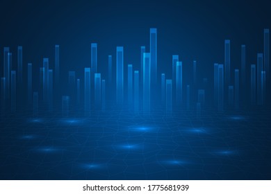 digital big data technology abstract. lines digital technological background.