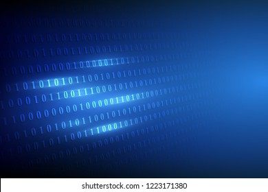 digital binare code background. vector illustration
